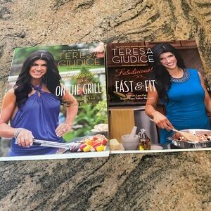 Cook books by housewife Teresa Giudice. Excellent condition,